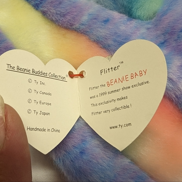 TY Beanie Baby Flitter the Butterfly - Picture 2 of 3